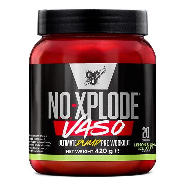 BSN N.O.-Xplode Vaso Pre-Workout Lemon & Lime Ice Lolly 420g