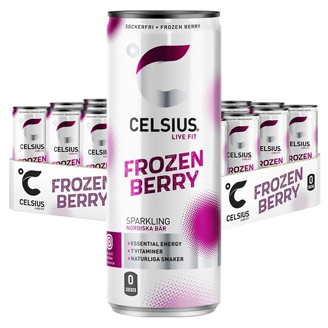 Celsius Frozen Berry 24x355ml