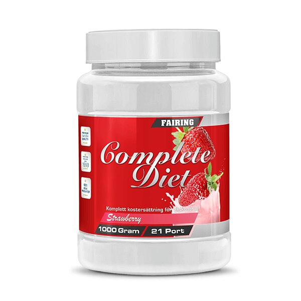 Fairing Complete Diet Jordgubb 1kg