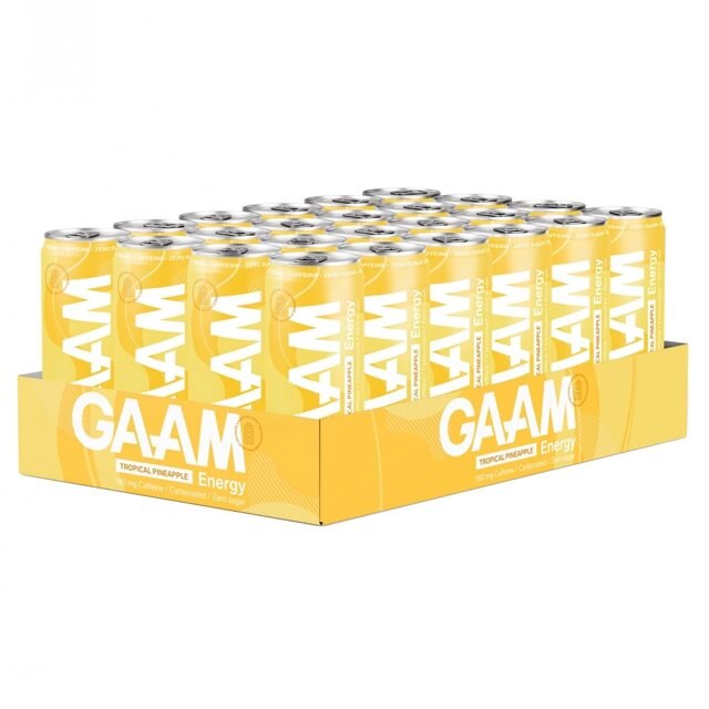 GAAM Energy Tropical Pineapple 24x330ml