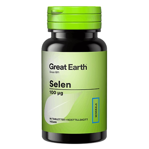 Great Earth Selen 90 Tabletter