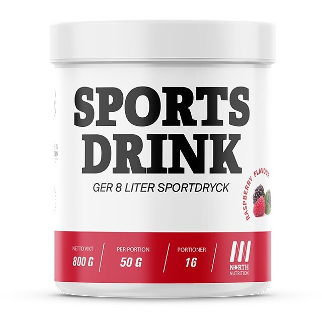 North Nutrition Sports Drink Raspberry 800g