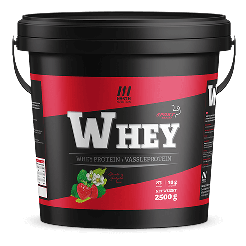 North Nutrition Whey Jordgubb 2500g