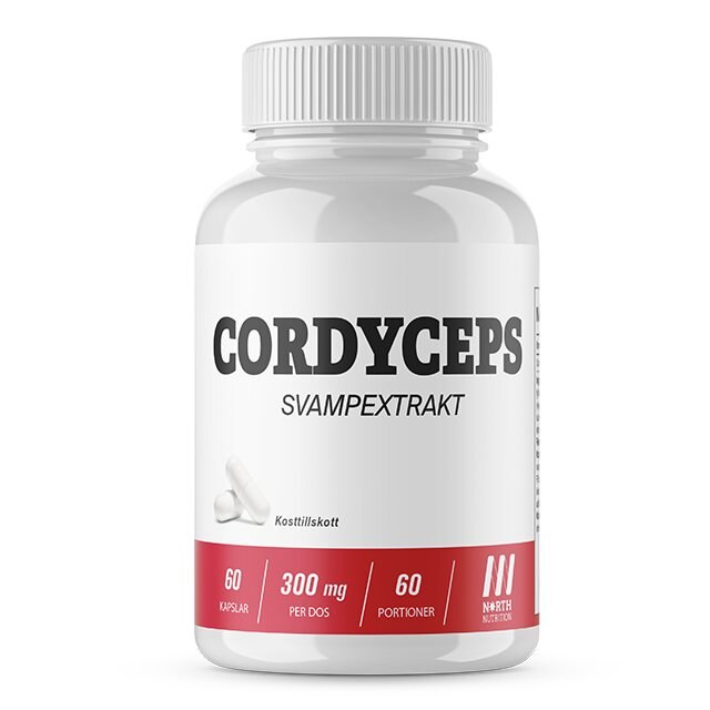 North Nutrition Cordyceps 60 kapslar