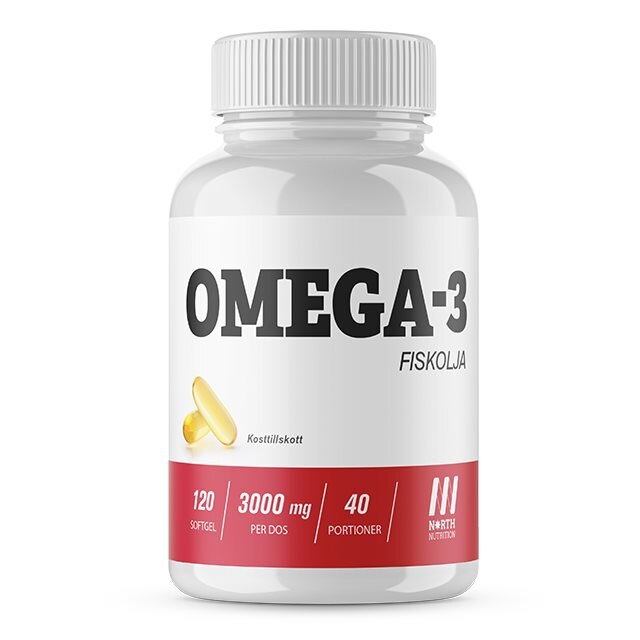 North Nutrition Omega-3 120 Kapslar