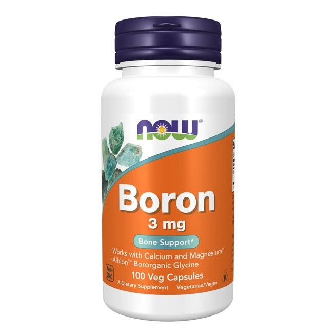 NOW Boron 3mg 100 kapslar