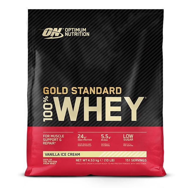 Optimum Nutrition Gold Standard 100% Whey Vanilla Ice Cream 4,54kg