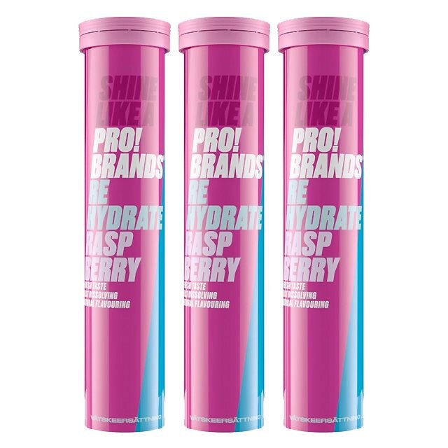 ProBrands Rehydrate Raspberry 3x20 brustabletter