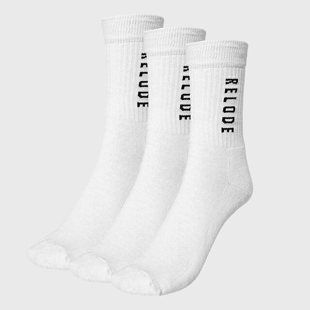 Relode Training Socks Vit 3-pack