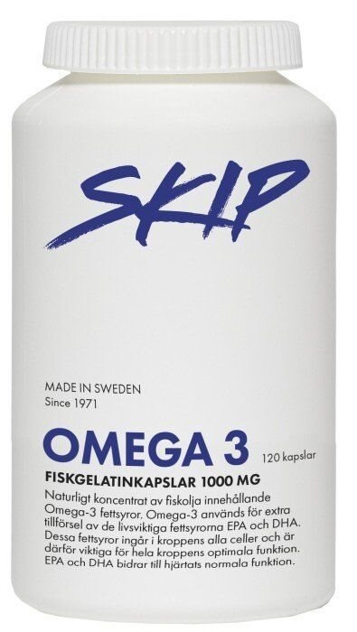 Skip Nutrition Omega 3 1000mg 120 tabletter