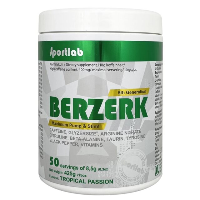 Sportlab Berzerk 5th gen Tropical Passion 425g