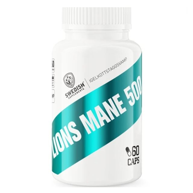 Swedish Supplements Lions Mane 500 60 kapslar