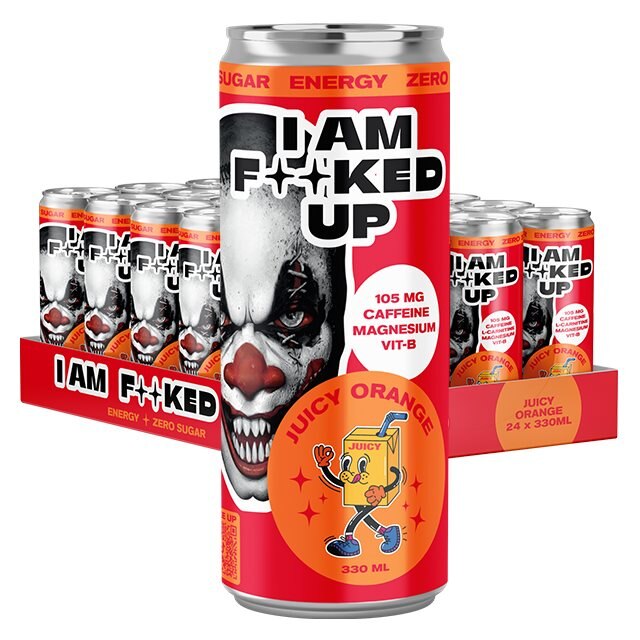 Swedish Supplements Fucked Up RTD Juicy Orange 24x330 ml