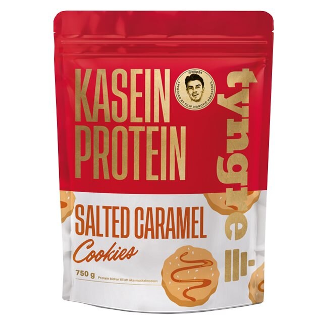 Tyngre Kasein Salted Caramel Cookies 750g