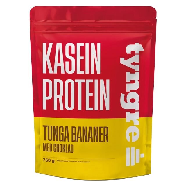 Tyngre Kasein Tunga Bananer 750g