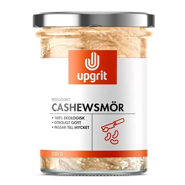 Upgrit Ekologiskt Cashewsmör 300g