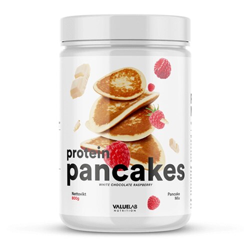 Valuelab Pancakes White Chocolate Raspberry 800g