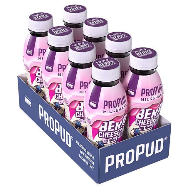 Njie ProPud Protein Milkshake Berry Cheescake 8x330ml