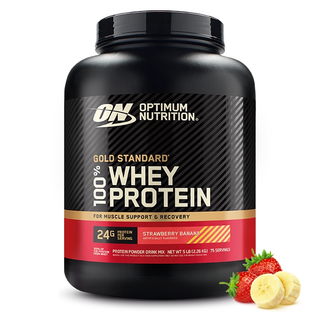 Optimum Nutrition Gold Standard 100% Whey Strawberry Banana 2,27kg