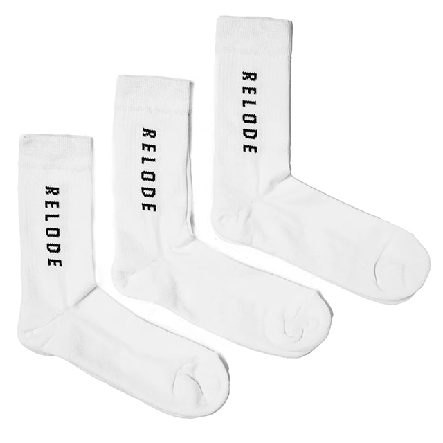 Relode Training Socks Vit 3-pack