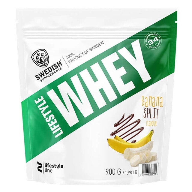 Swedish Supplements Lifestyle Whey Banana Split 900g