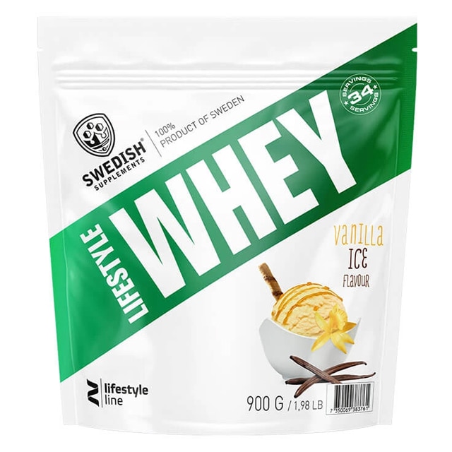 Swedish Supplements Lifestyle Whey Vanilla Ice 900g