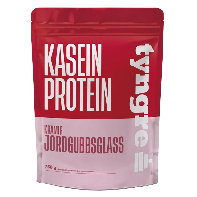 Tyngre Kasein Krämig Jordgubbsglass 750g